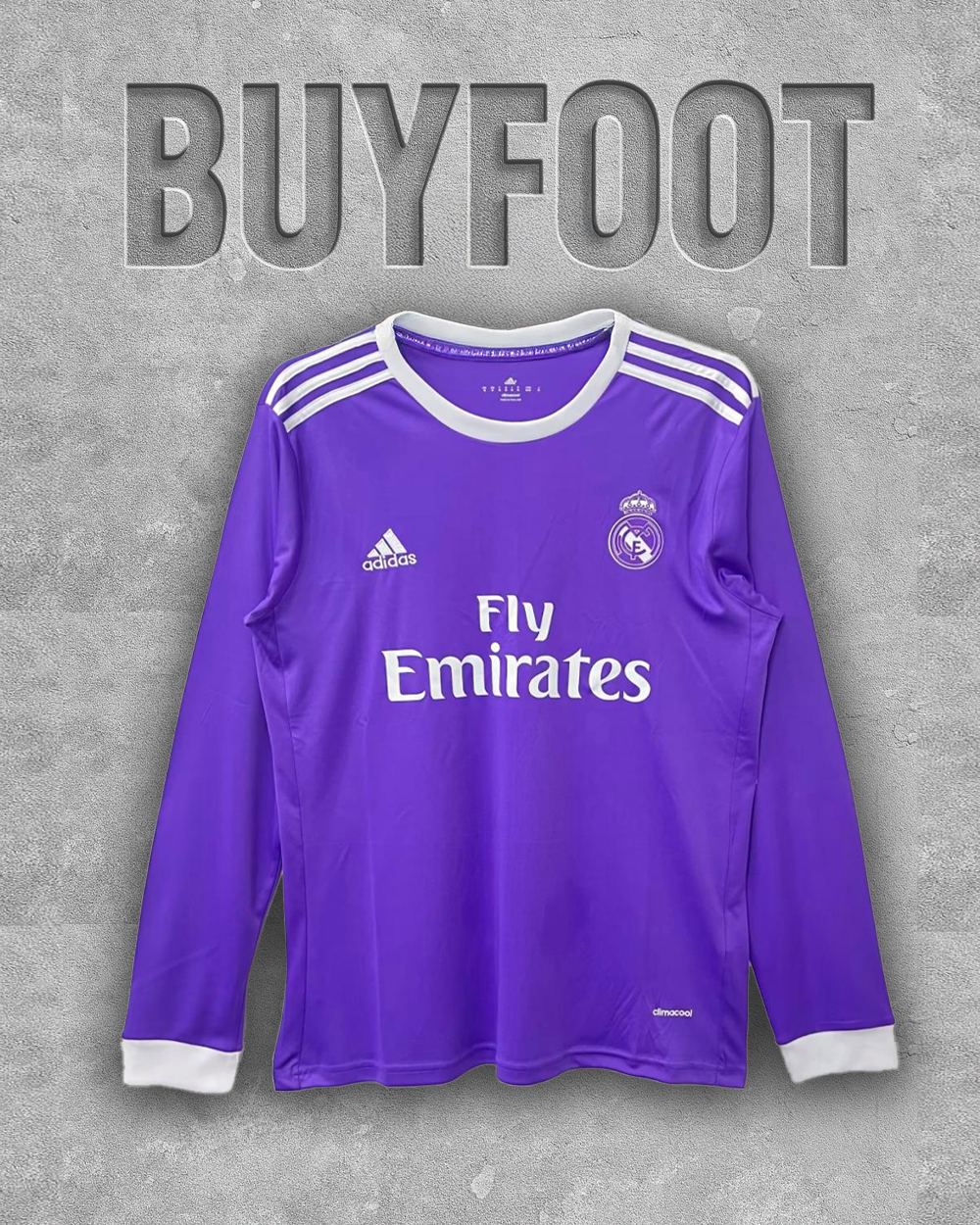 Maillot Real Madrid Extérieur 2016/2017 Manches Longues