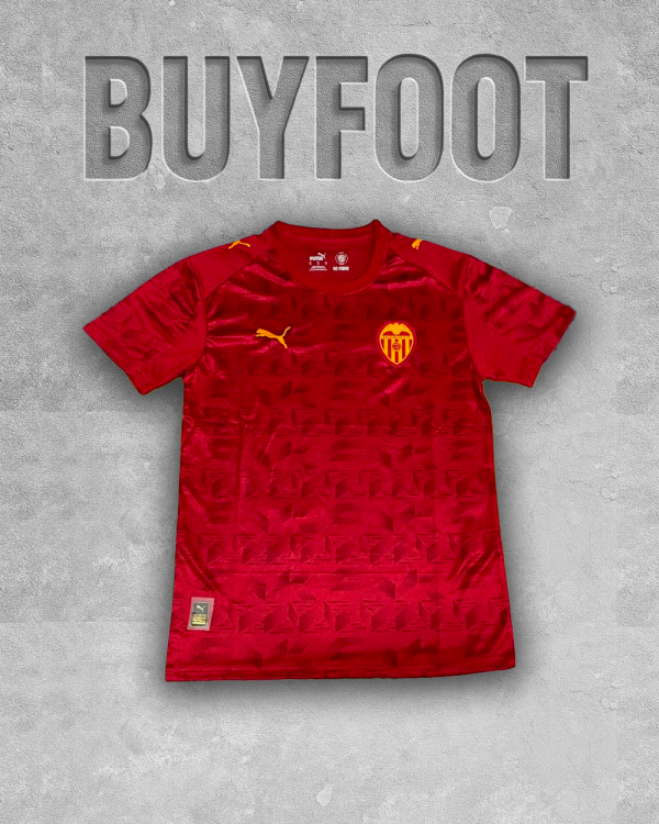 Maillot Third Valencia CF 2025/2026 – Rouge Officiel