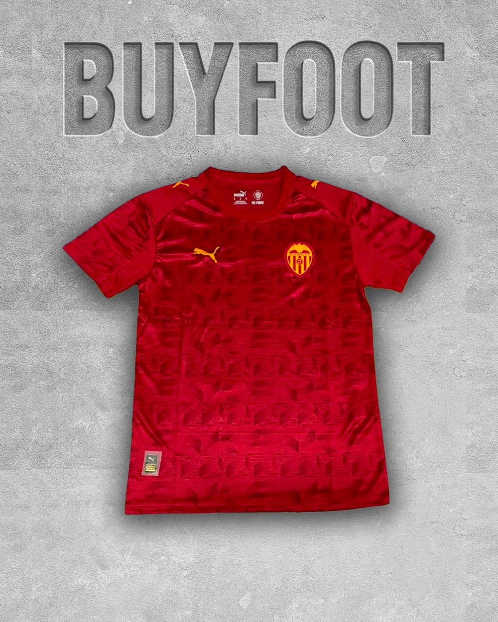 Maillot Third Valencia CF 2025/2026 – Rouge Officiel