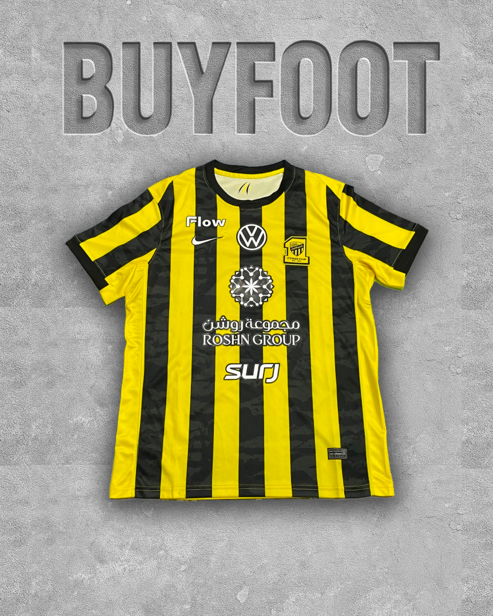 Maillot Domicile Al-Ittihad 2025-2026