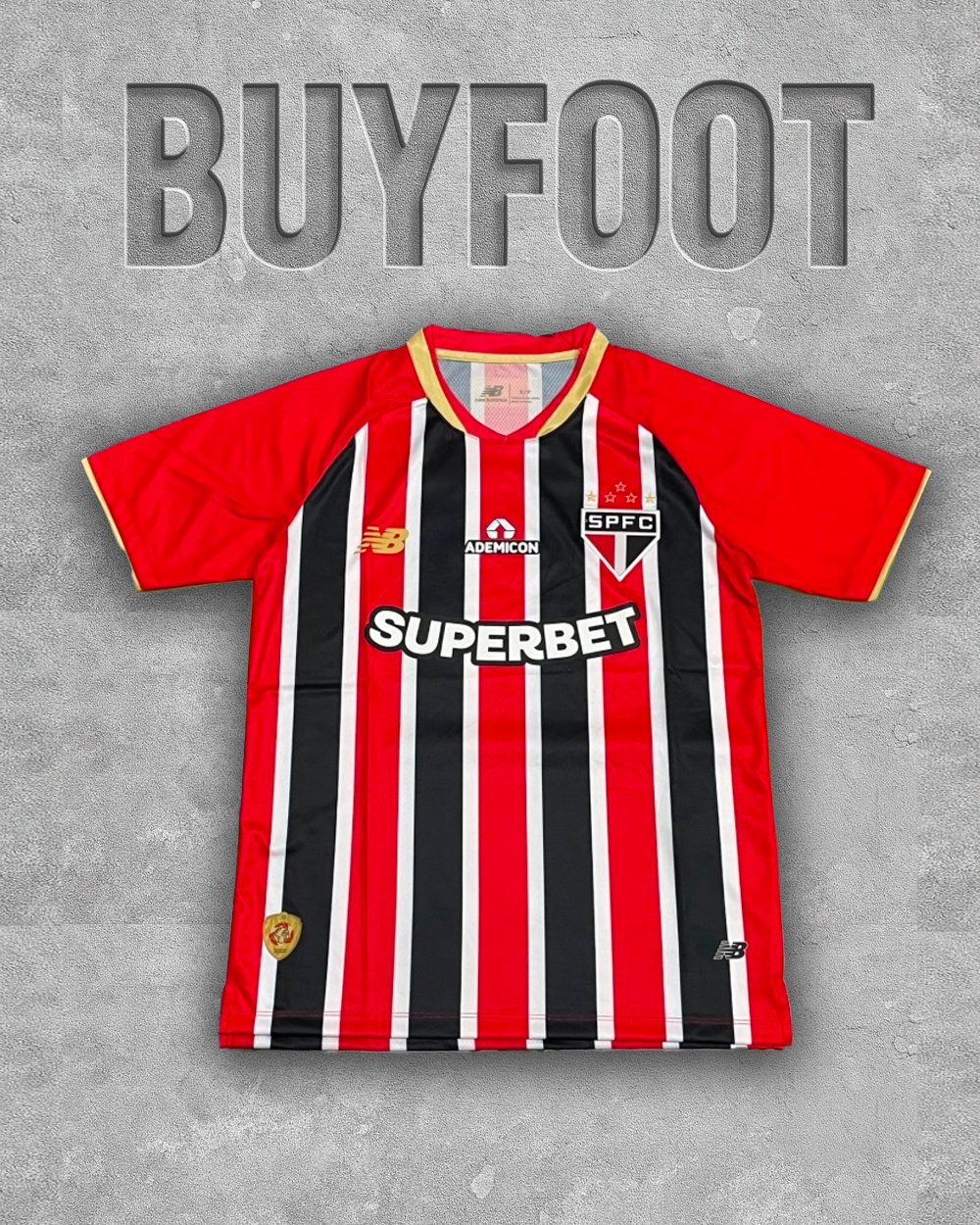 Maillot São Paulo 2025/26 – Domicile